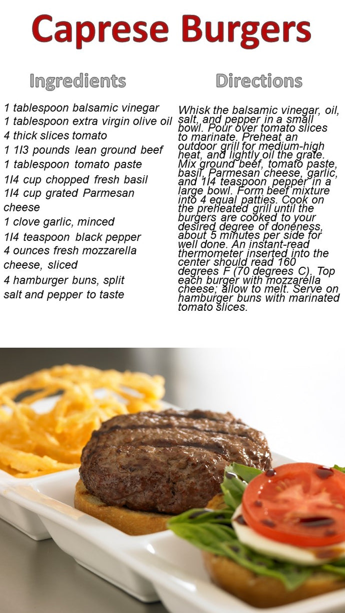 Caprese Burgers
