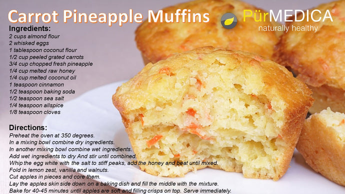 Carrot Pineapple Muffins