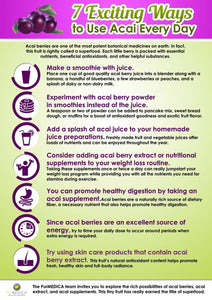 Seven Exciting Ways to Use Acai Every Day