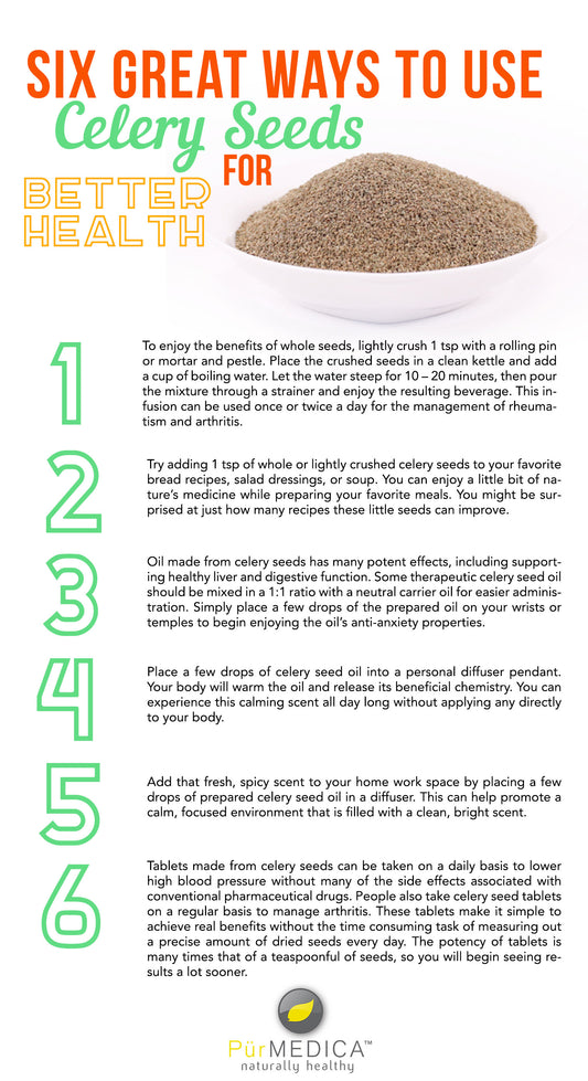 Six Great Ways to use Celery Seeds for Better Health