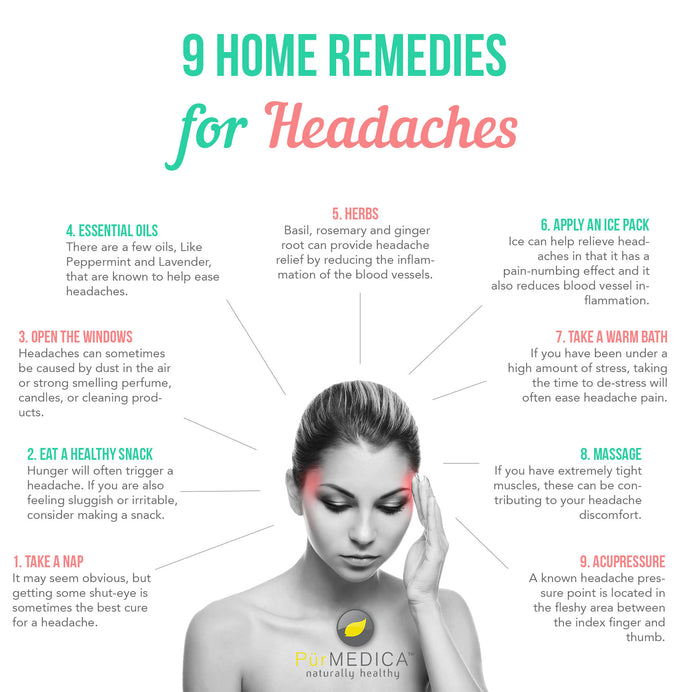 Nine Home Remedies for Headaches