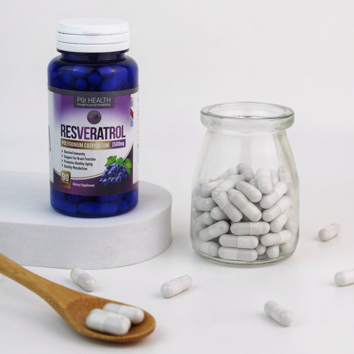 Resveratrol Anti-Aging and Immunity Support Supplement