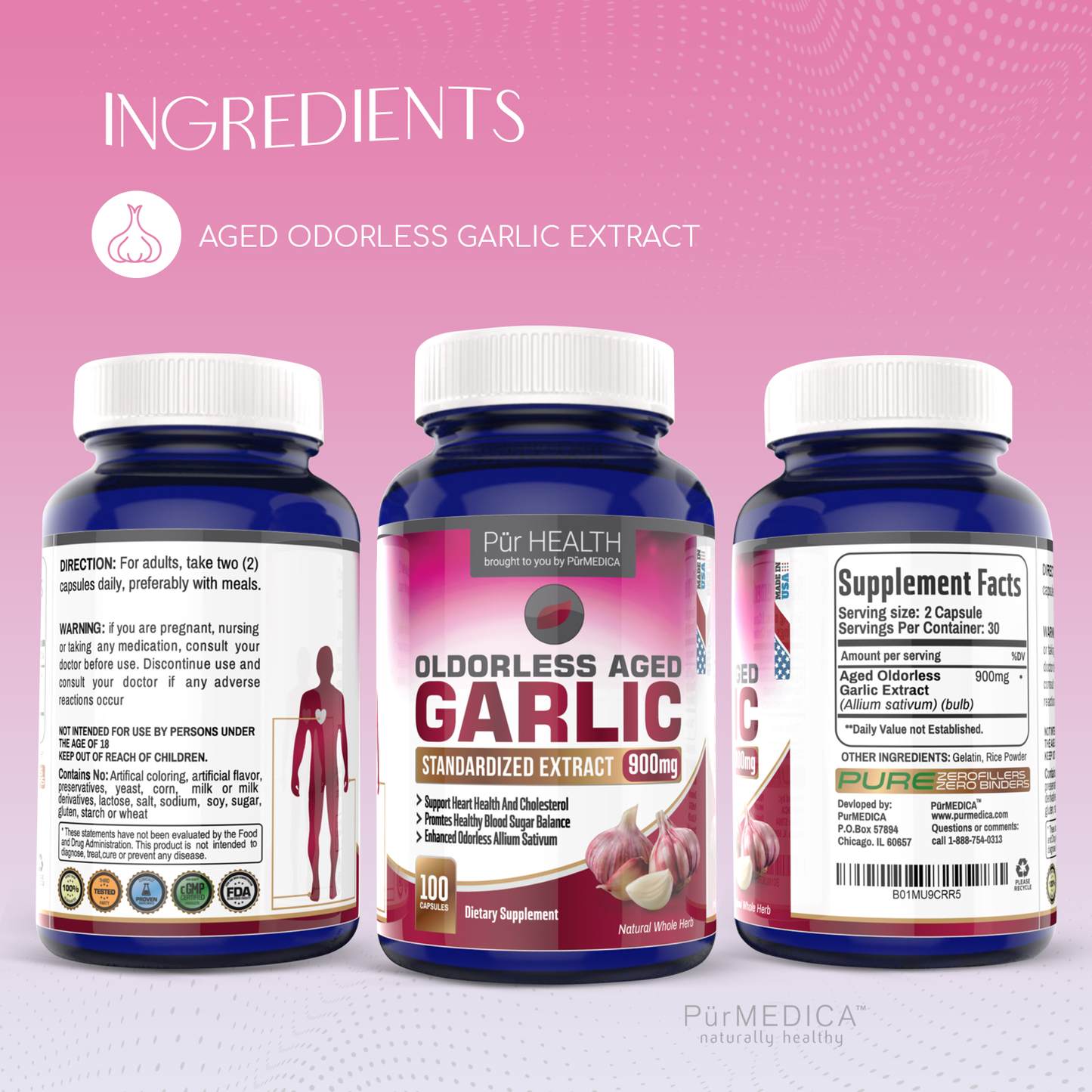 Odorless Aged Garlic Extract